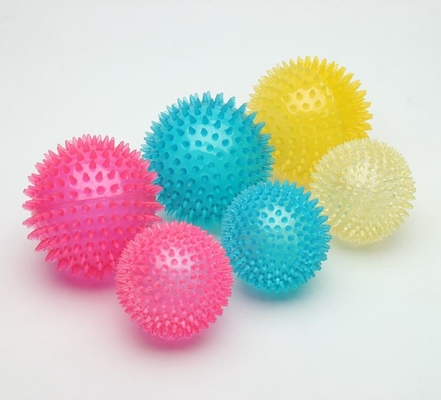 Soft Bouncing  TPR Dog Toy Plastic Squeaky Dog Balls Customized Color
