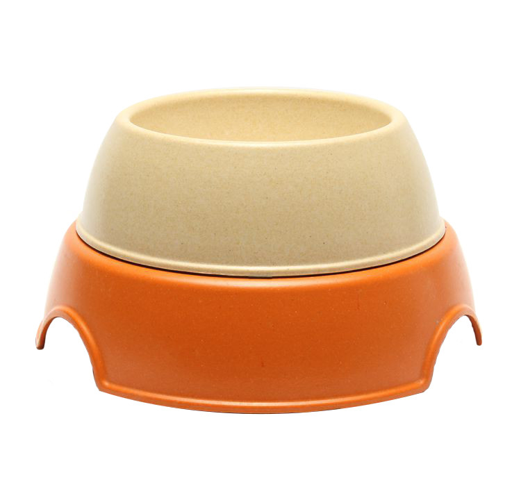 Anti Skid Natural Straw Plastic Slow Feed Dog Bowl Eco Friendly High Polish Finish